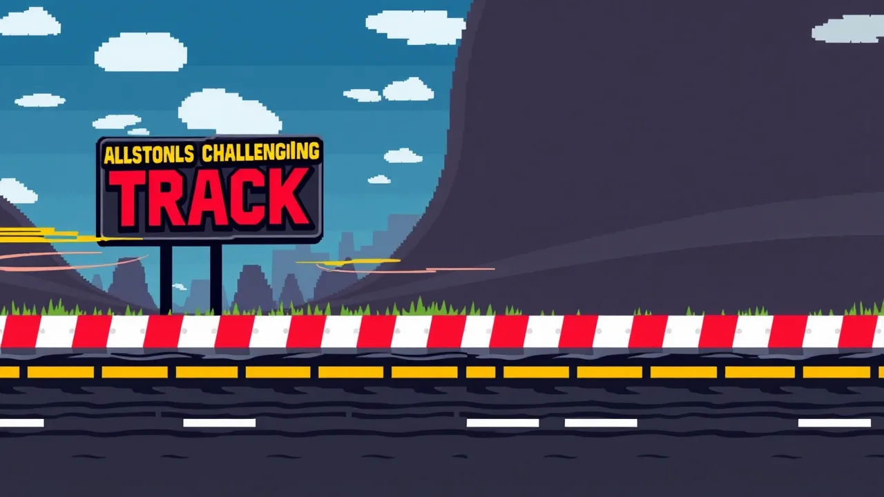 Track Challenges: Challenging Track Racing Fun image