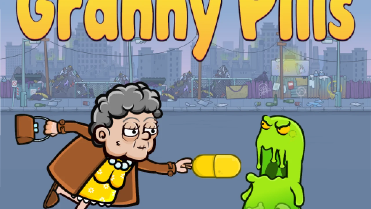 Granny Pills: Defend Cactus Empire Under Siege image
