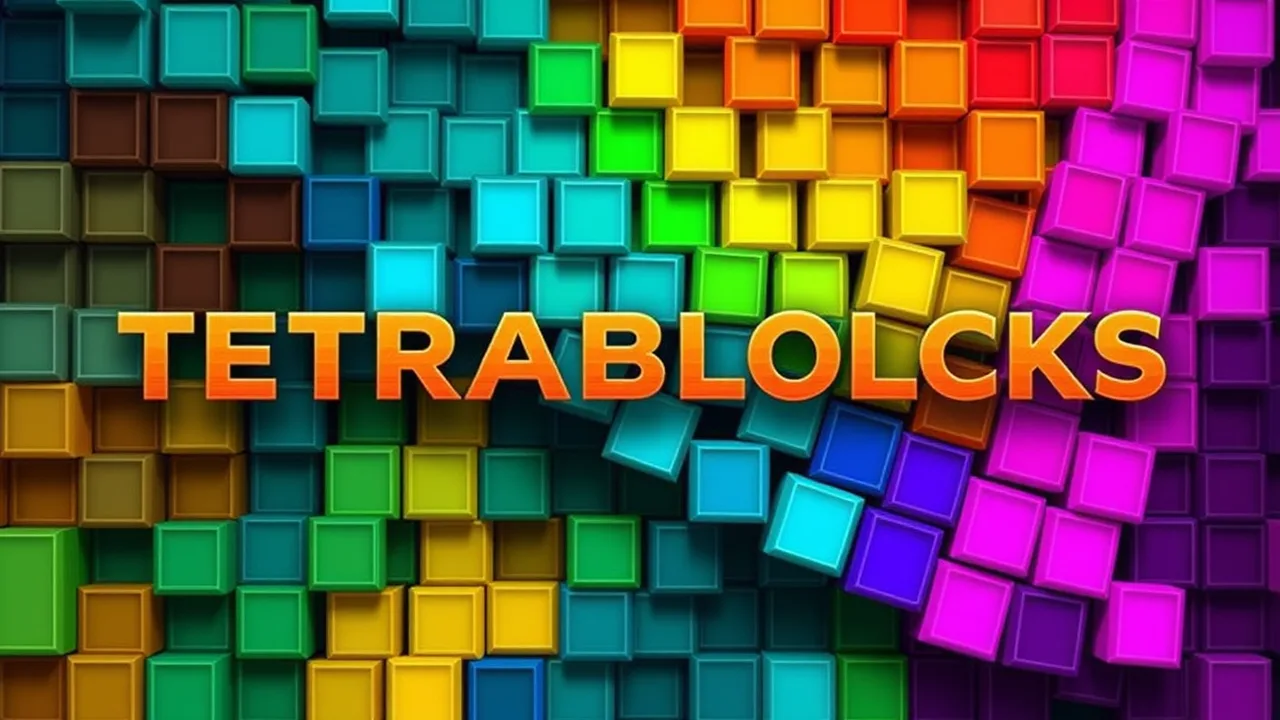 TetraBlocks Mosaic Puzzle Game Challenge image