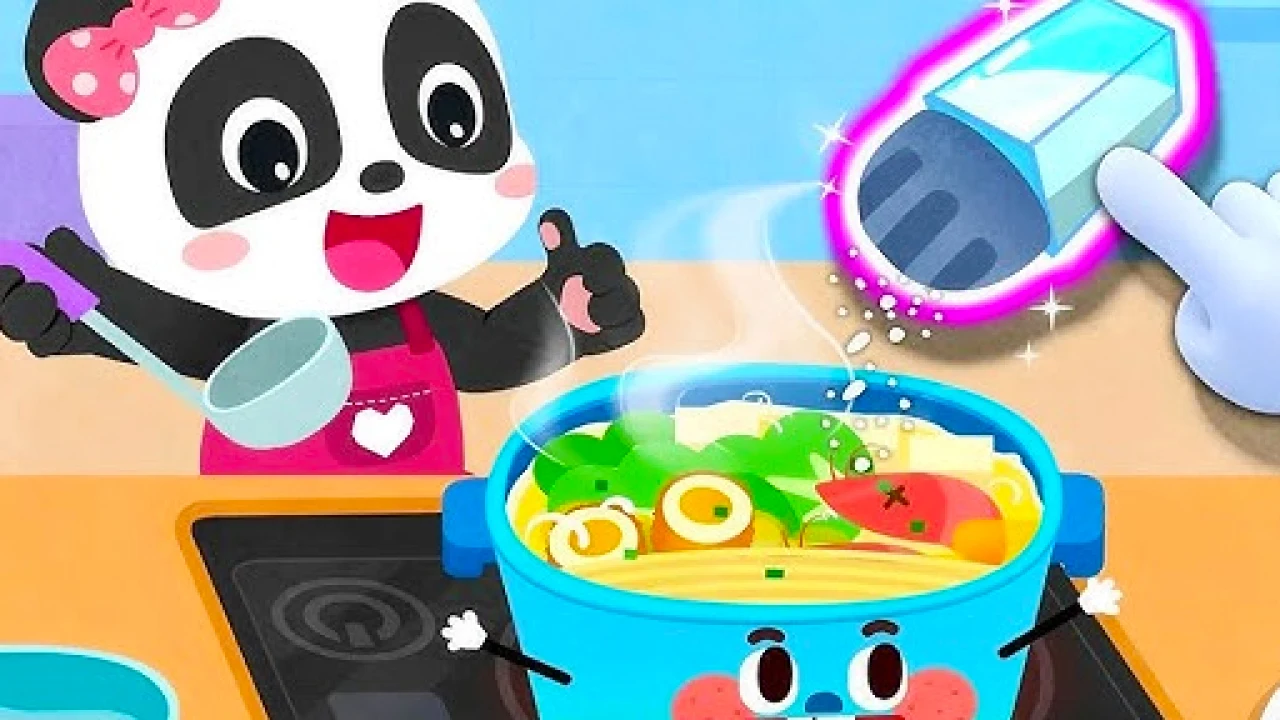 Baby Panda Magic Kitchen: Cooking Fun image
