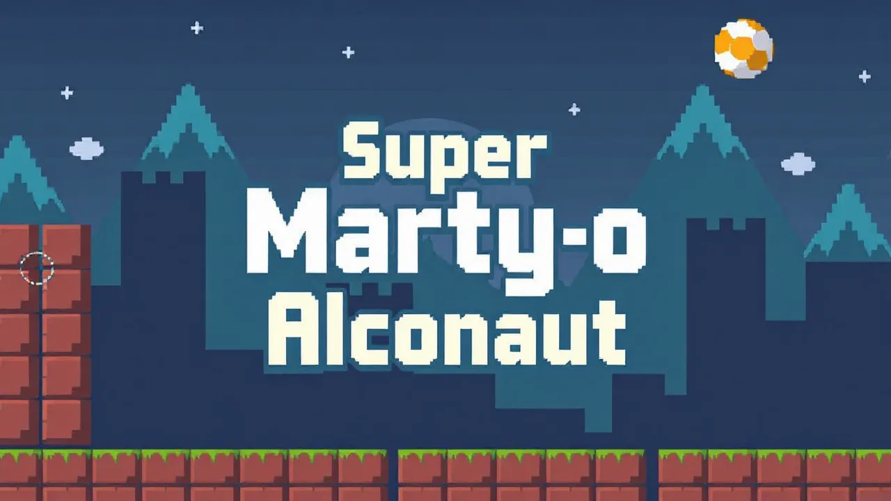 Discover the Retro Action of Super Marty o Alconaut image