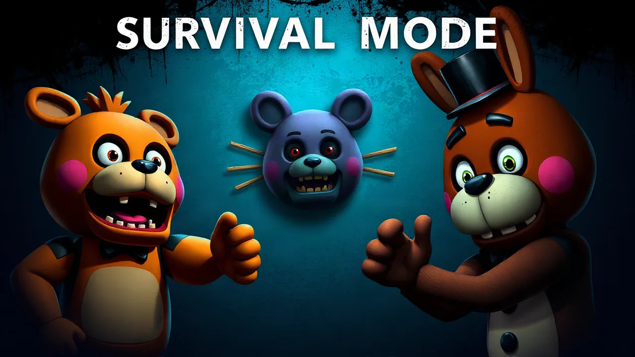 Survival Mode: Steve and Alex vs Fnaf image