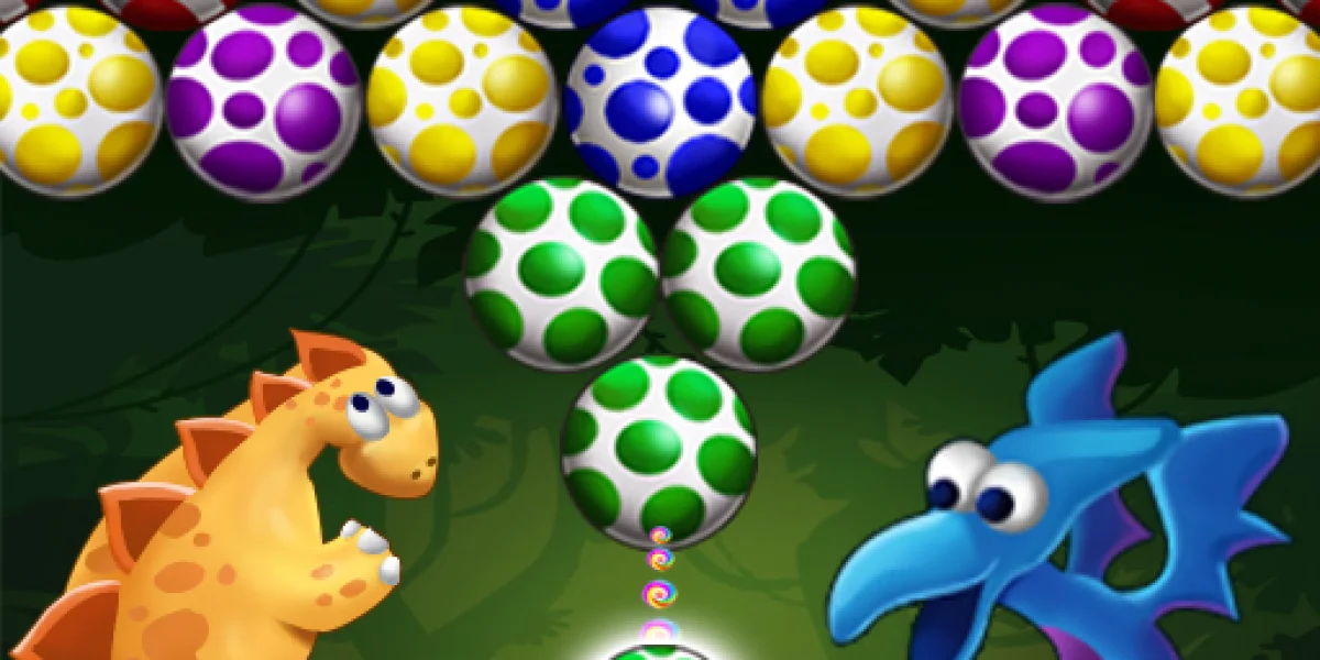 Dino Eggs Bubble Shooter: Puzzle Game Frenzy image