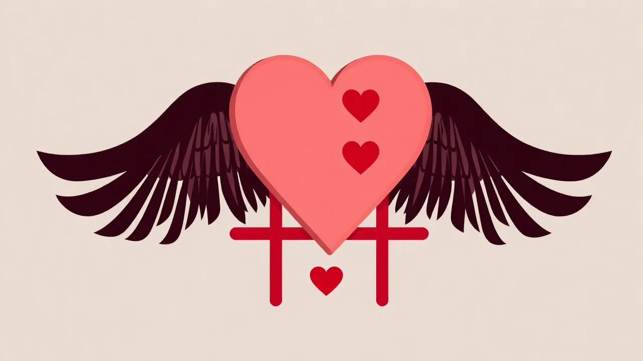 Cupid Valentine Tic Tac Toe: Puzzle Love image