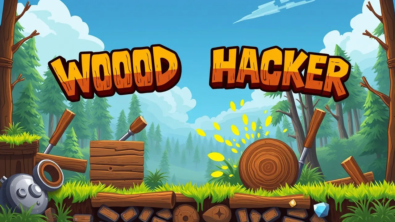 Whack Your PC to Survival in Wood Whacker image