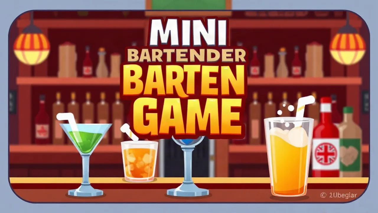 Mini Bartender Game: Mix Up the Action image