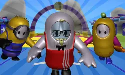 Fall Boys And Girls Running Multiplayer