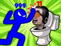 Stickman Hero Skibidi Tower Defense