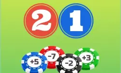 Number games Solitaire style background