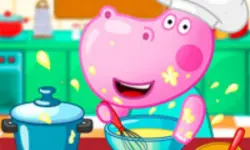 Hippo Cooking School: Game for Girls