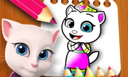 My Angela Talking Coloring Book