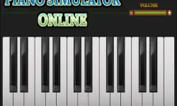 Piano simulator online background