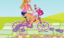 Barbie Rides Bike