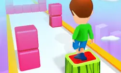 Cube Tower Stack 3D