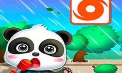 Baby Panda Hurricane Safety