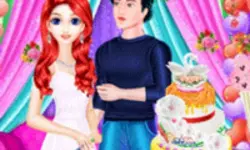 Mermaid Girl Wedding Cooking Cake Game