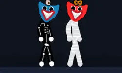 Stickman Huggy Spooky Holiday