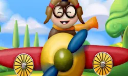 Fly AirPlane 3D background