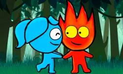 Red boy and Blue Girl Forest Adventure