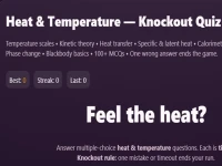 Physics: Heat Temperatuie Quiz