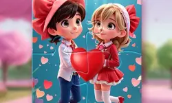 Valentine Couple Jigsaw Puzzle background