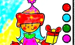 Easy Coloring SantaClaus