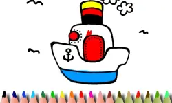 BTS Boat Coloring
