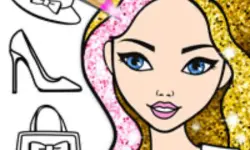 Fashion Coloring Glitter