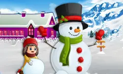 Kids and Snowman Dress Up