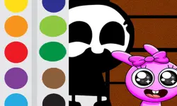 Baby Sprunki incredibox Coloring