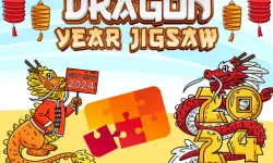Dragon Year Jigsaw background