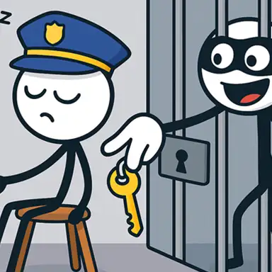 Thief Puzzle Long Hand Game